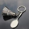 Badminton Sports Keychain