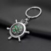 Compass Stainless Steel Keychain