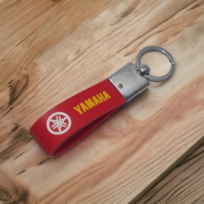 Yamaha Red Keychain - Stylish, Durable, and Iconic Design