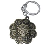 leh ladakh trip mantra metal keychain