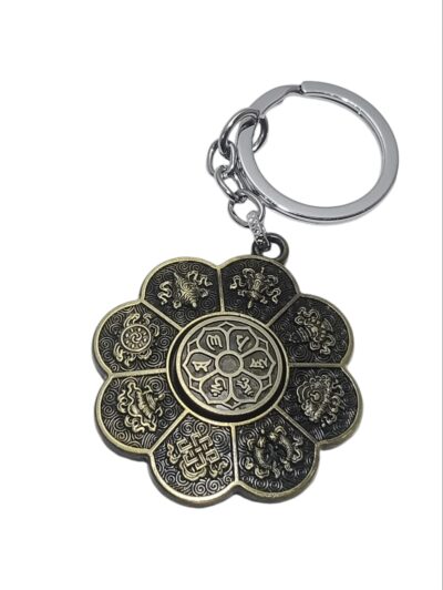 leh ladakh trip mantra metal keychain