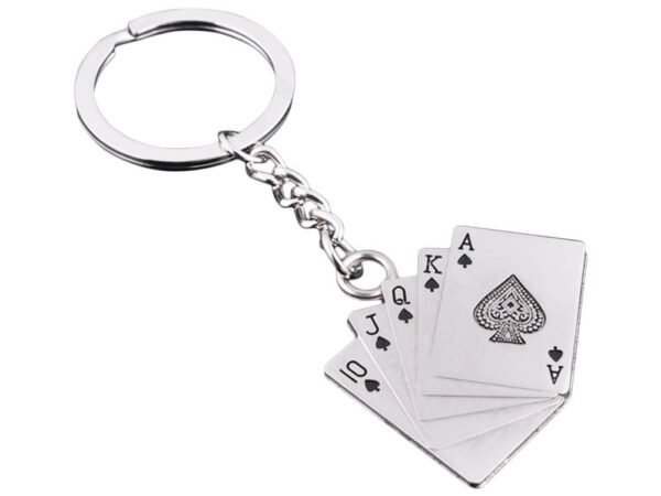 Playing Cards/Poker Cards Metal Keychain