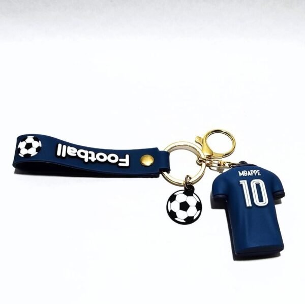 Messi Football Tees Novelty keychain in blue