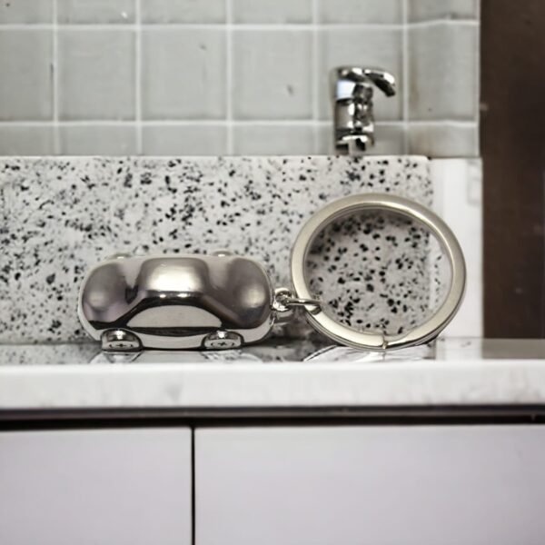 The Car keychain in depth metal form