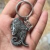Ganesh Elephant Metal Keychain, Ganesh Keychain, Elephant Metal Keychain, Engraved Elephant Keychain, Grey Metal Keychain, Lord Ganesha Keychain, Elephant Lover Gift, Metal Bike Keychain, Premium Metal Keychain, Elephant Design Keychain, Ganesha Devotional Keychain, Keychain for Bike Keys, Keychain for Car Keys, Engraved Metal Keyring, Solid Grey Keychain, Spiritual Keychain, Elephant Charm Keychain, Keychain.co.in, Hindu Religious Keychain, Lucky Elephant Keychain