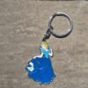 Cute Keychain, Cute Princess Keychain, Doll Keychain, Metal Keychain, Cute Keychain for Girls, Cute Keychain for Bags, Backpack Keychain, Cute Bag Charm, Aesthetic Keychain, Cute Accessories.
