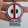 Deadpool Metal Keychain, Marvel Deadpool Keychain, Deadpool Logo Keychain, Metal Superhero Keychain, Red White Black Deadpool Keychain, Premium Deadpool Keychain, Marvel Collectible Keychain, Bike Keychain, Deadpool Mask Keychain, High Edition Paint Finish Keychain, Keychain.co.in, Marvel Fan Gift, Deadpool Merchandise, Comic Character Keychain, Metal Keychain for Bags and Keys