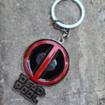 Deadpool Metal Keychain, Marvel Deadpool Keychain, Deadpool Logo Keychain, Metal Superhero Keychain, Red White Black Deadpool Keychain, Premium Deadpool Keychain, Marvel Collectible Keychain, Bike Keychain, Deadpool Mask Keychain, High Edition Paint Finish Keychain, Keychain.co.in, Marvel Fan Gift, Deadpool Merchandise, Comic Character Keychain, Metal Keychain for Bags and Keys