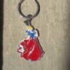 Barbie Princess Metal Keychain, Princess Keychain, Barbie Keychain, Cute Princess Keychain, Metal Doll Keychain, Colorful Princess Keychain, Girls Keychain,