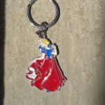 Barbie Princess Metal Keychain, Princess Keychain, Barbie Keychain, Cute Princess Keychain, Metal Doll Keychain, Colorful Princess Keychain, Girls Keychain,