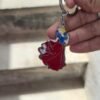 Barbie Princess Metal Keychain, Princess Keychain, Barbie Keychain, Cute Princess Keychain, Metal Doll Keychain, Colorful Princess Keychain, Girls Keychain,