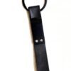 TVS Leather abnd metal buckle keychain for tvs bike buy from keychain.co.in