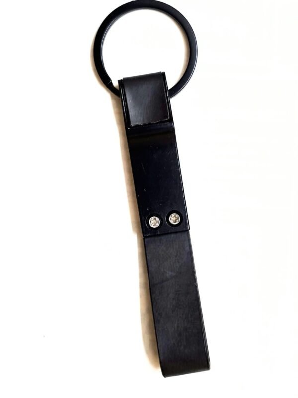 TVS Leather abnd metal buckle keychain for tvs bike buy from keychain.co.in