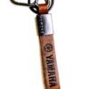 Yamaha bike keychain in metal and leather buy from keychain.co.in